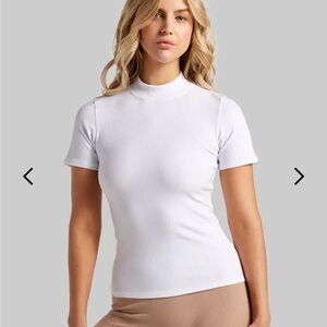 BYLT ribbed mock neck Women's Top